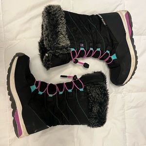 Kamik waterproof snow winter boots size 6